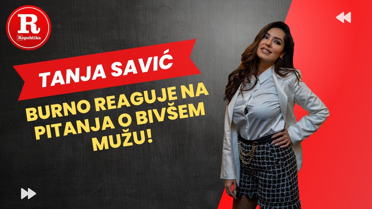 Tanja Savić burno reagovala na pitanje o bvišem mužu: Deca su zamalo postala agresivna zbog njega!