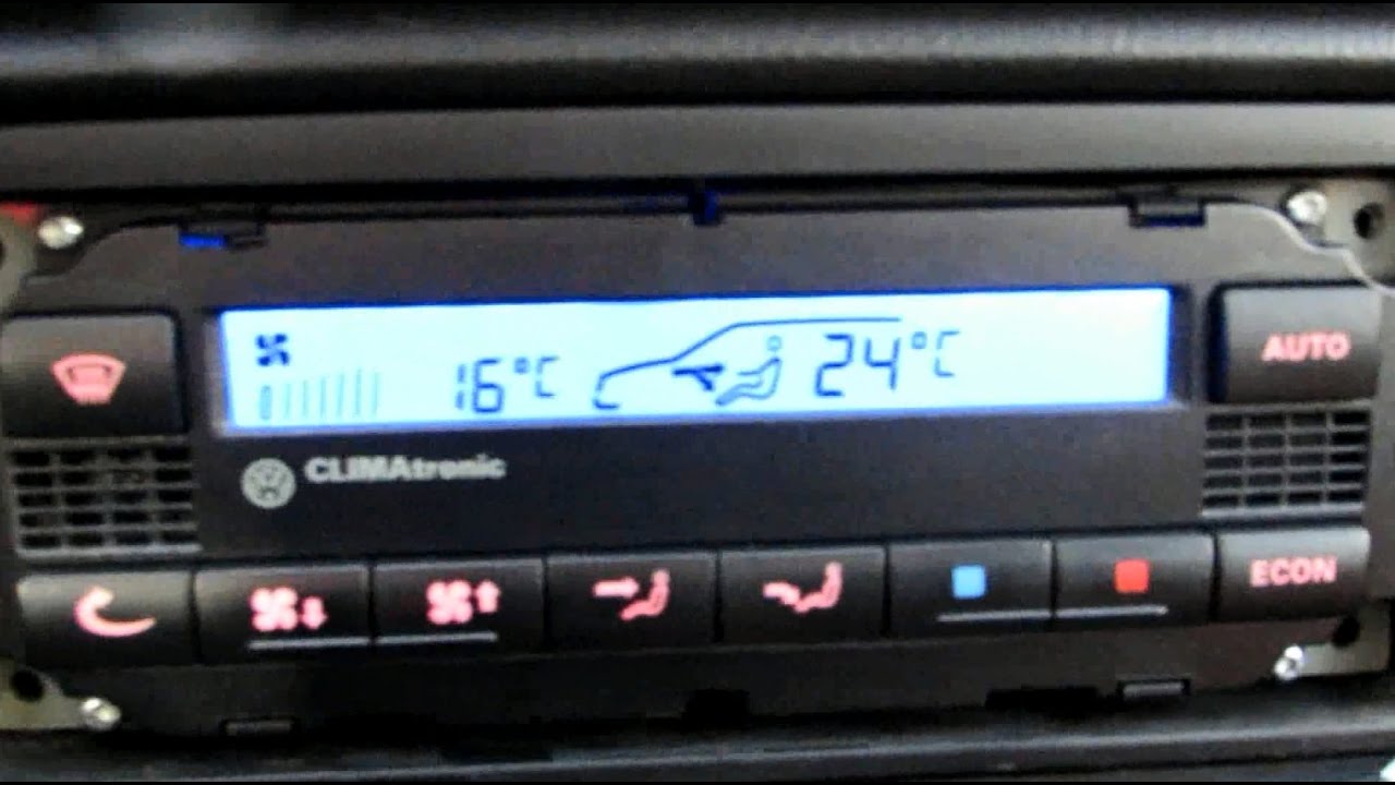 VW Climatronic výměna vysvícených SMD za nové