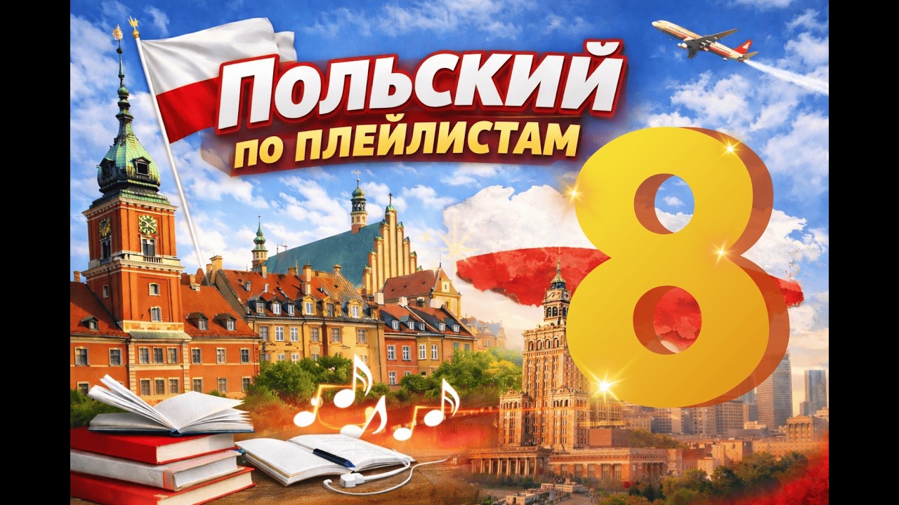 ПОЛЬСКИЙ ПО ПЛЕЙЛИСТАМ. УРОКИ ПОЛЬСКОГО ЯЗЫКА. УРОК 8