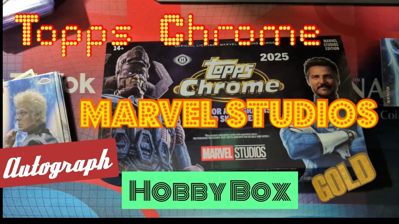 2025 Topps Chrome Marvel Hobby Box - Can We Hit a Banger???? Very Fun Rip🔥🔥🔥🔥🔥