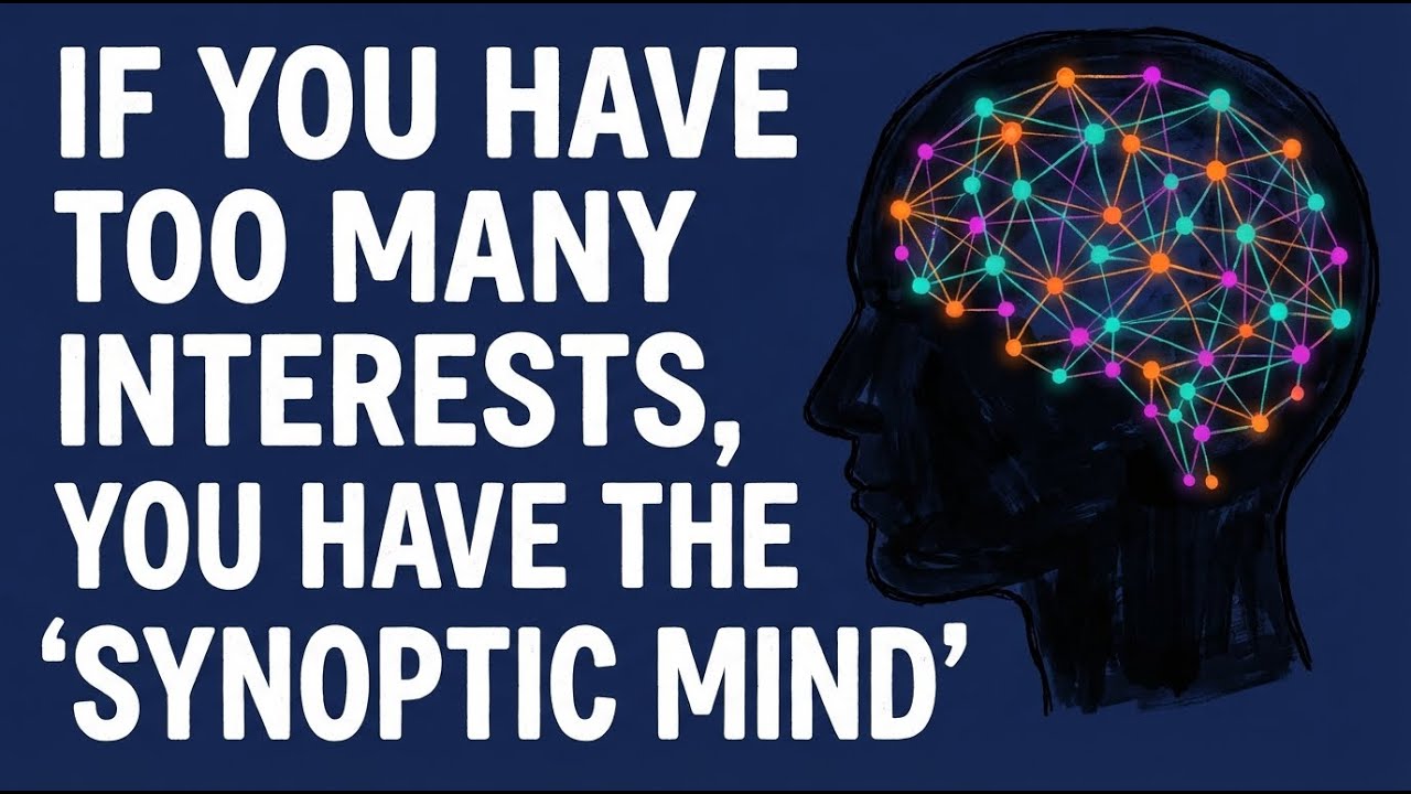 If You Have Too Many Interests, You Have The 'Synoptic Mind'