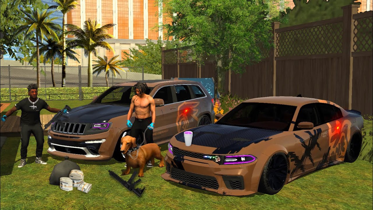 WE WRAPPED A STRIKER HELLCAT AND A TRACKHAWK AFTER A HEIST!🔥 IN CAR PARKING MULTIPLAYER”RP🏡”