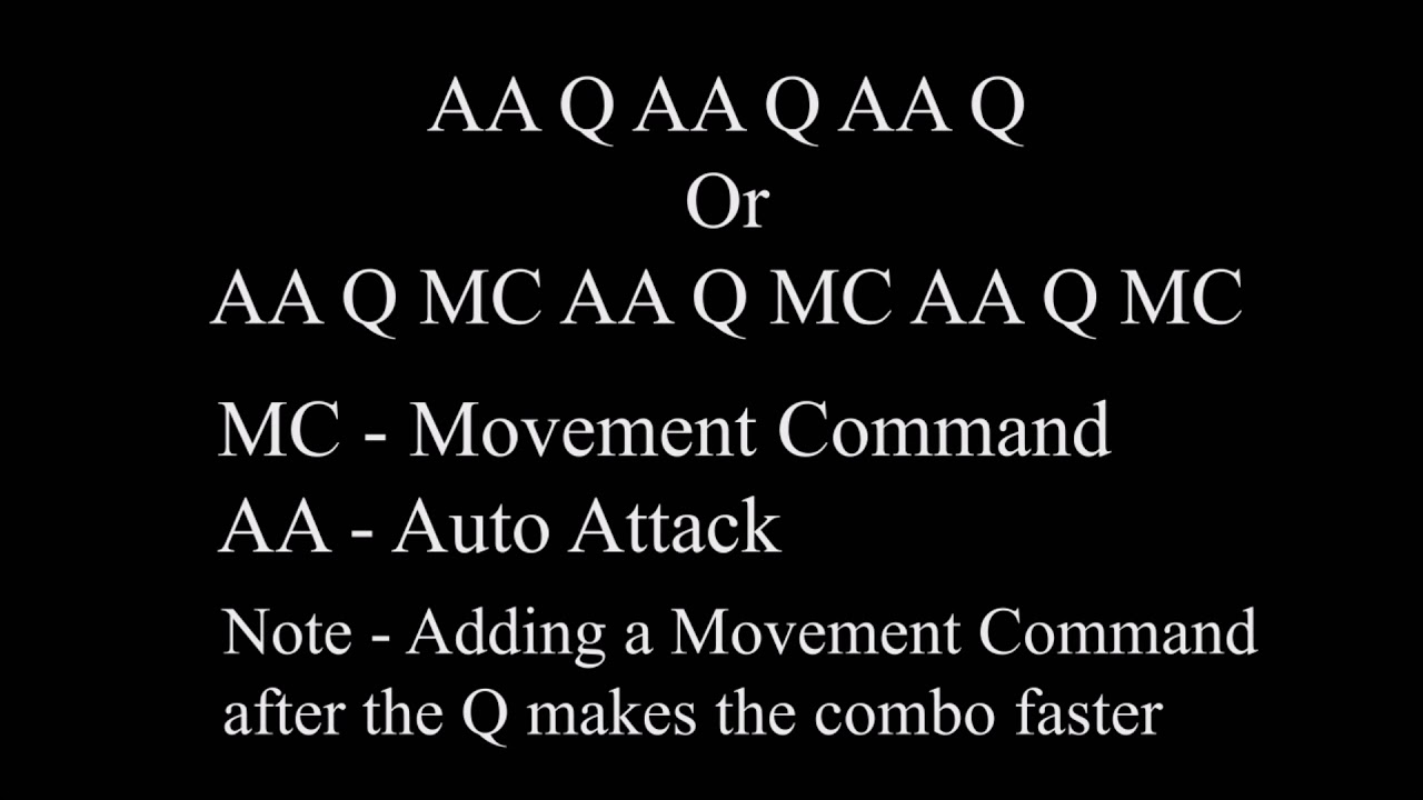 League: Riven Fast Combo Tutorial