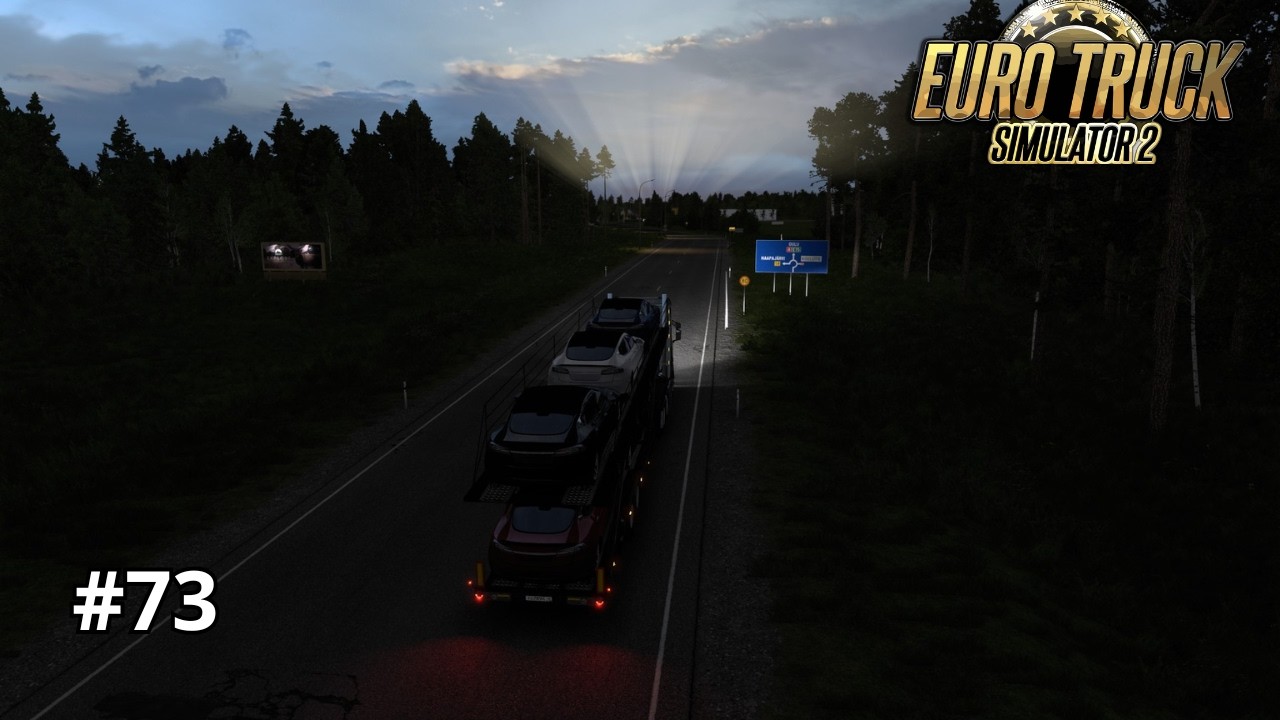 Delivery Volvo Cars to the Capital City of Lapland, Northern Finland | ETS2 No Commentary