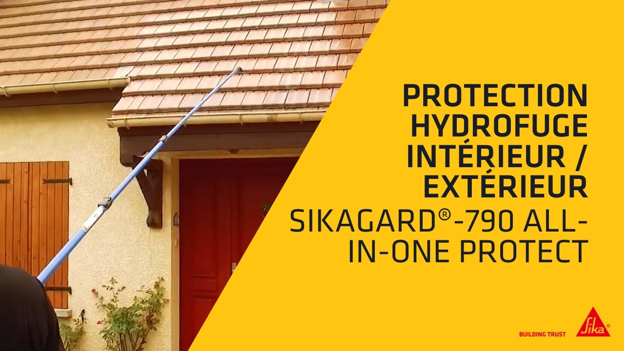 Protection hydrofuge Intérieur / Extérieur : Sikagard-790 All-in-One Protect