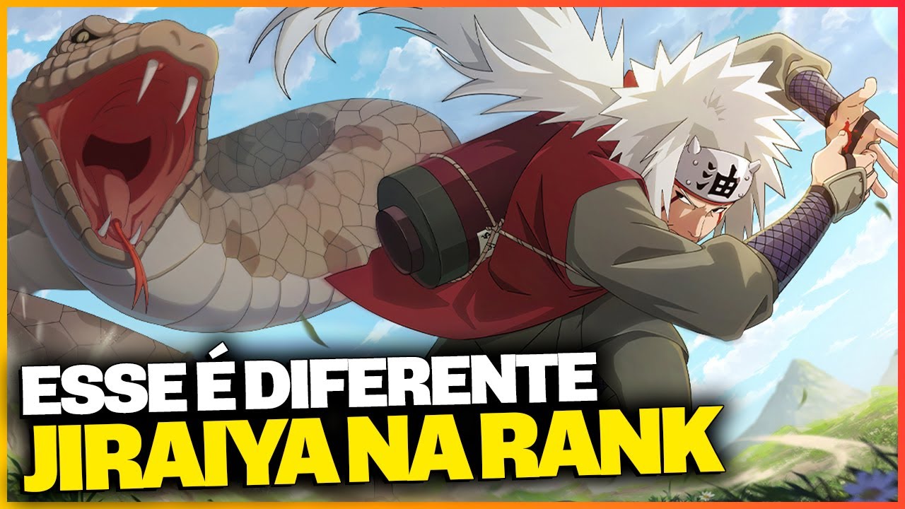 O Jiraiya mais completo do jogo na ranqueada🔥AO VIVO – Naruto Mobile