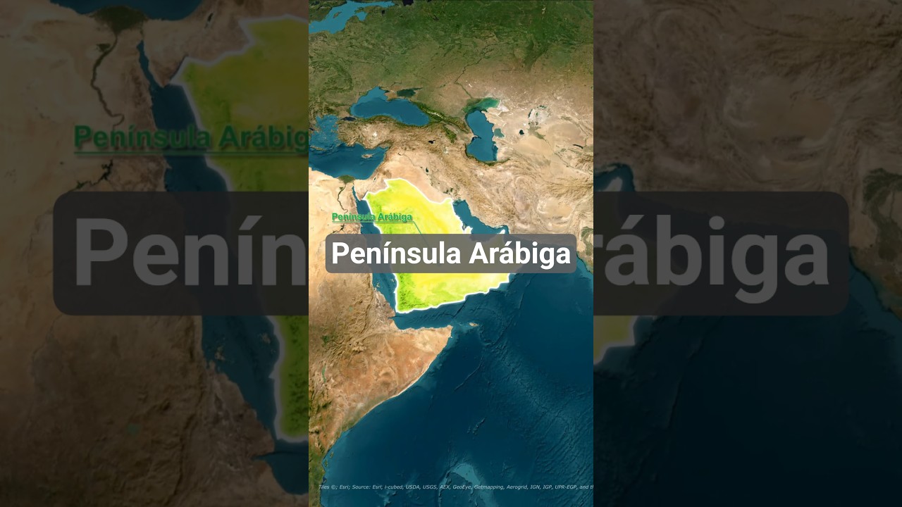 Pen&iacute;nsula Ar&aacute;biga #geograf&iacute;a #paisesdelmundo #peninsula #arabia