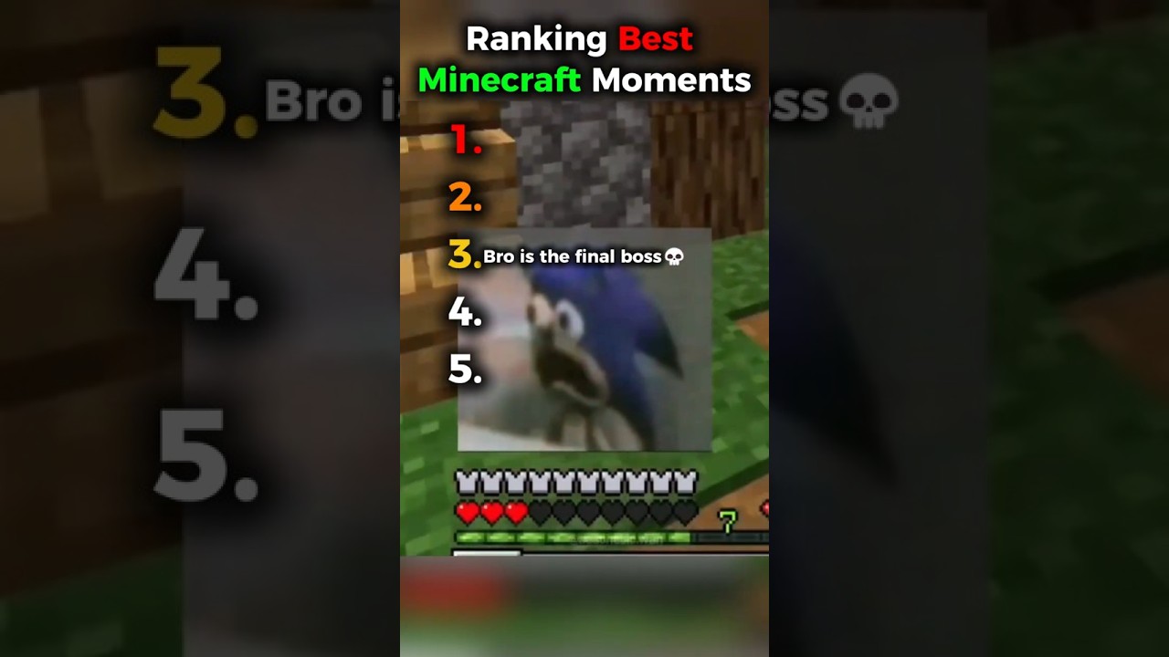 Ranking Best Minecraft Moments😂