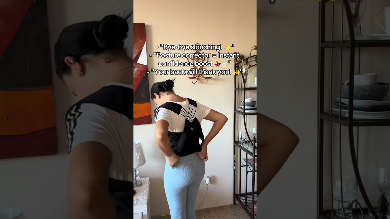 Struggling with posture or back pain? This posture corrector saved me! 
