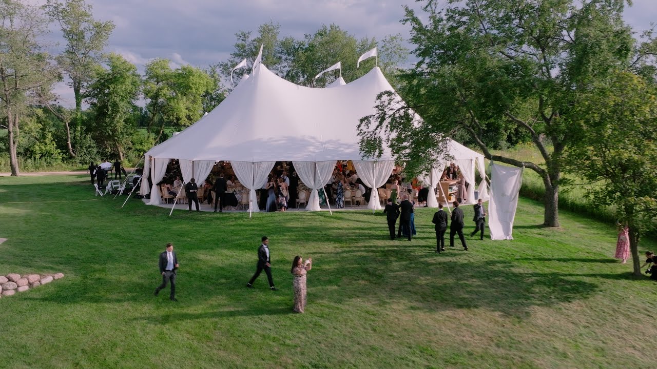 Stunning Tented Lake Geneva 3-Day Summer Wedding