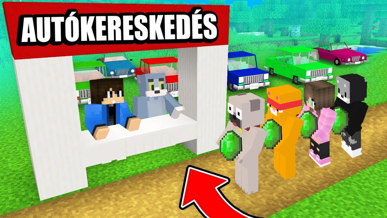 AUTÓ BOLTOT NYITOTTAM A MINECRAFTBAN!