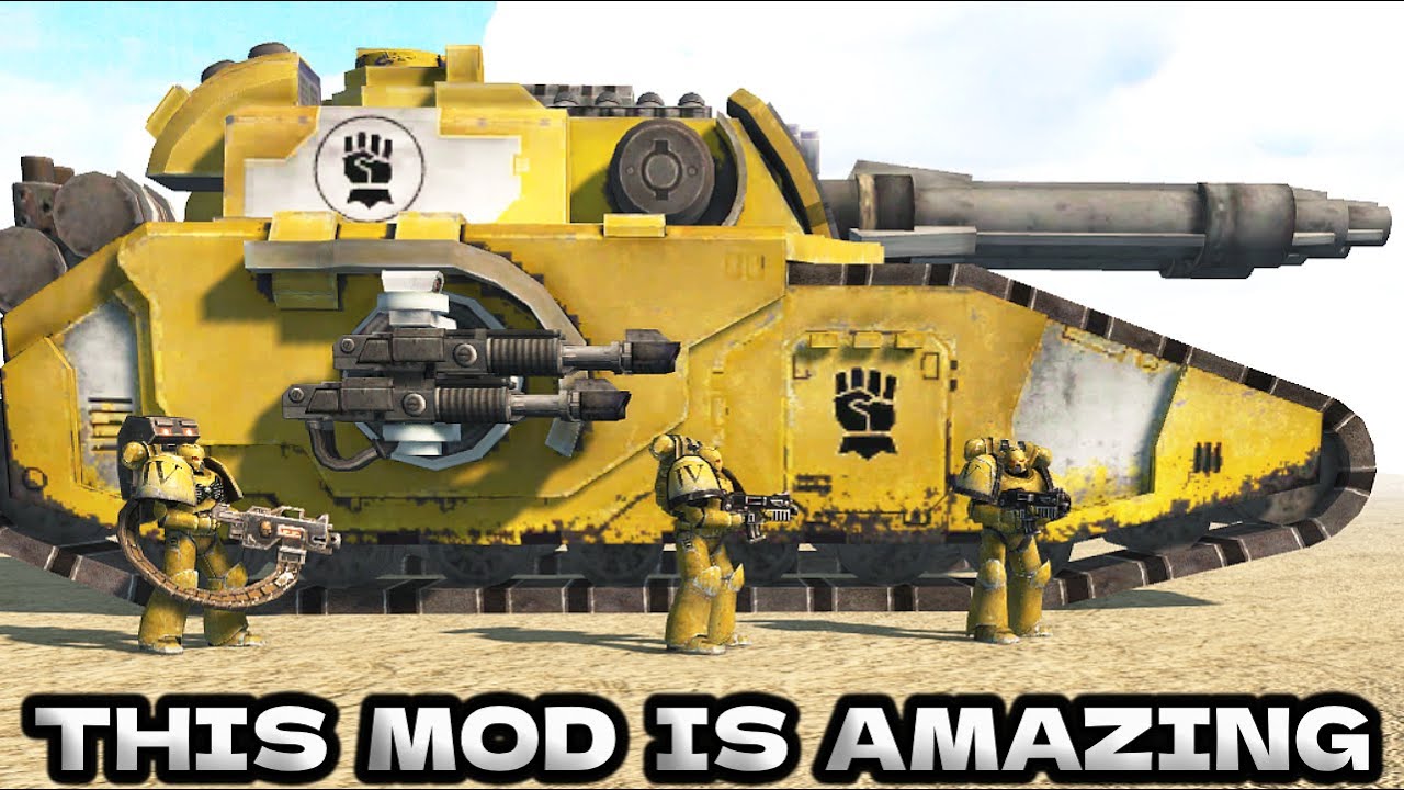 ULTIMATE MOD WARHAMMER 40K: Imperial Fists vs Chaos! - Men of War: Assault Squad 2