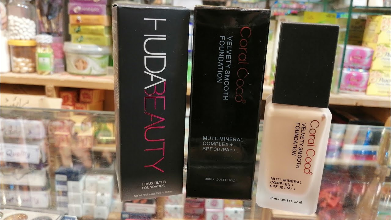 Huda Beauty Vs Coral Coco Velvety Smooth Foundation | Review In Urdu
