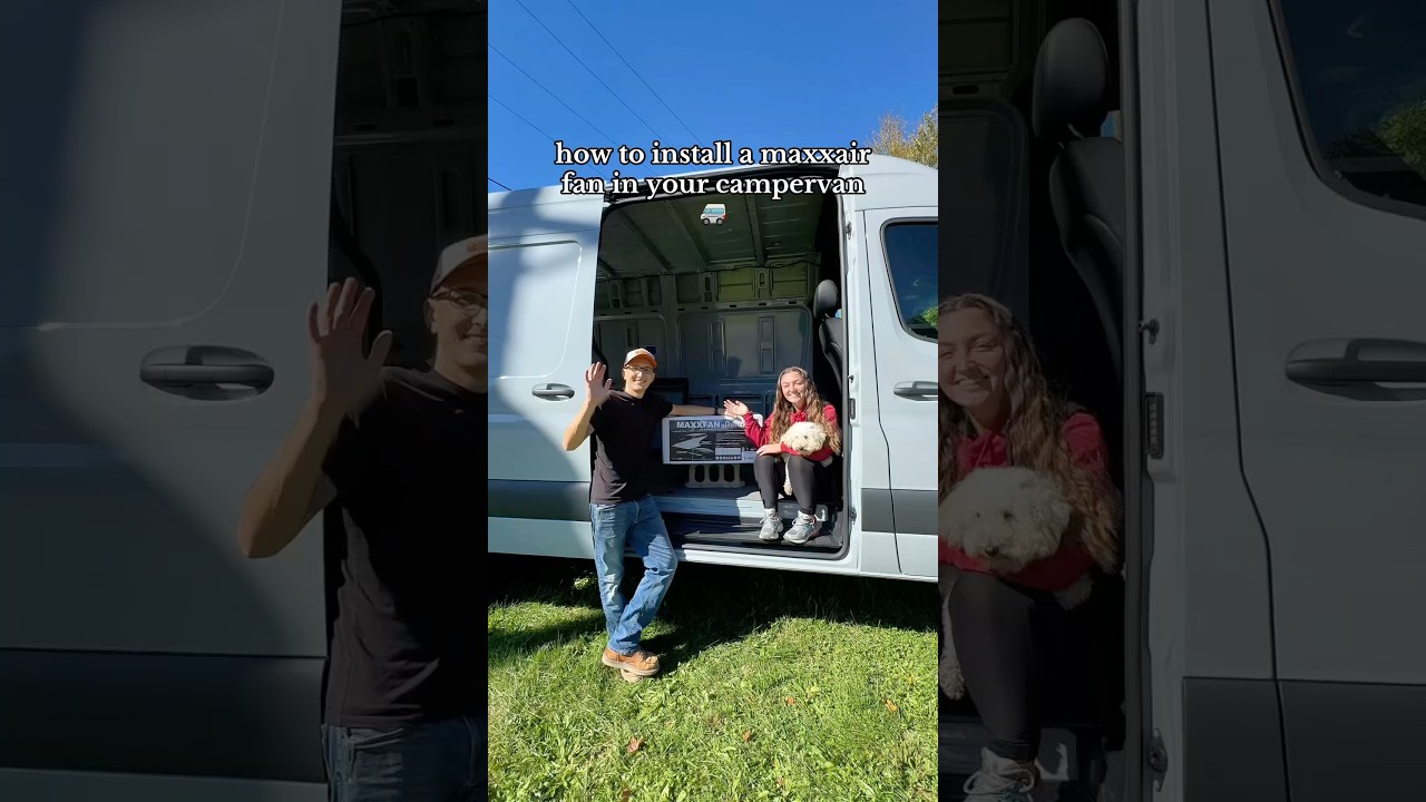 Как установить вентилятор Maxxair в свой кемпервэн 🚐