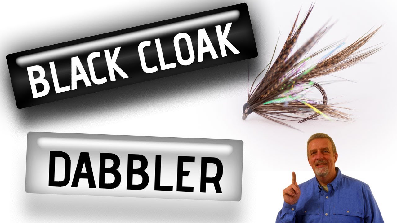 Вязание мушек Black Cloak Dabbler