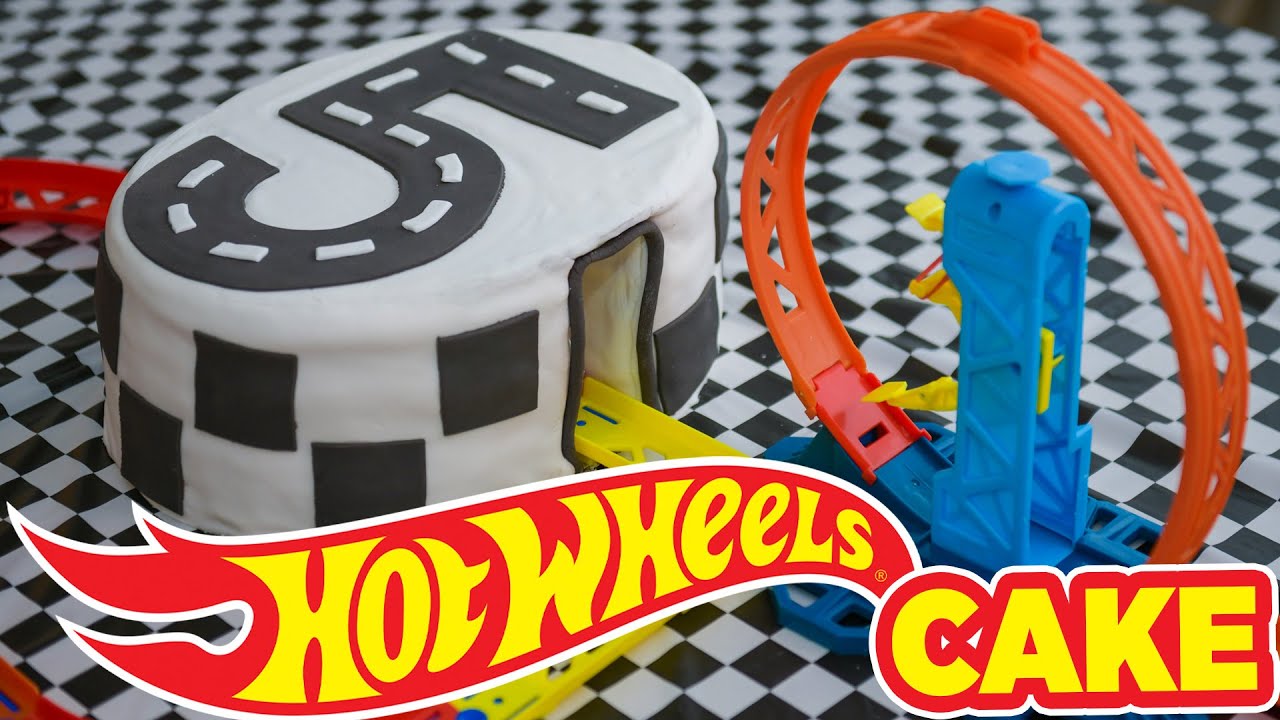 DIY Hot Wheels Themed Cake for Birthday