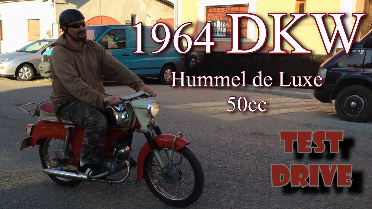 DKW Hummel de LUXE 50cc - test drive