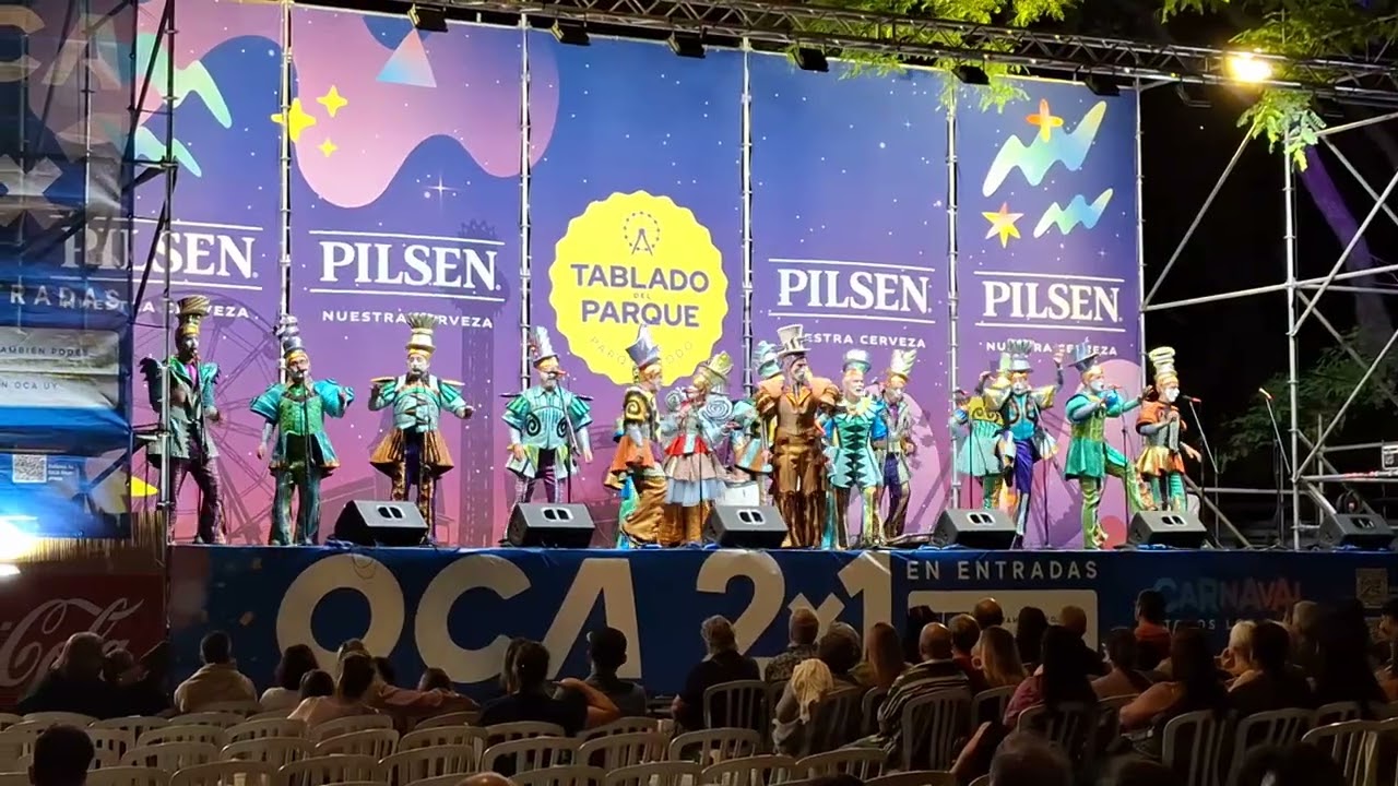 Curtidores 2026...tablado del párque.