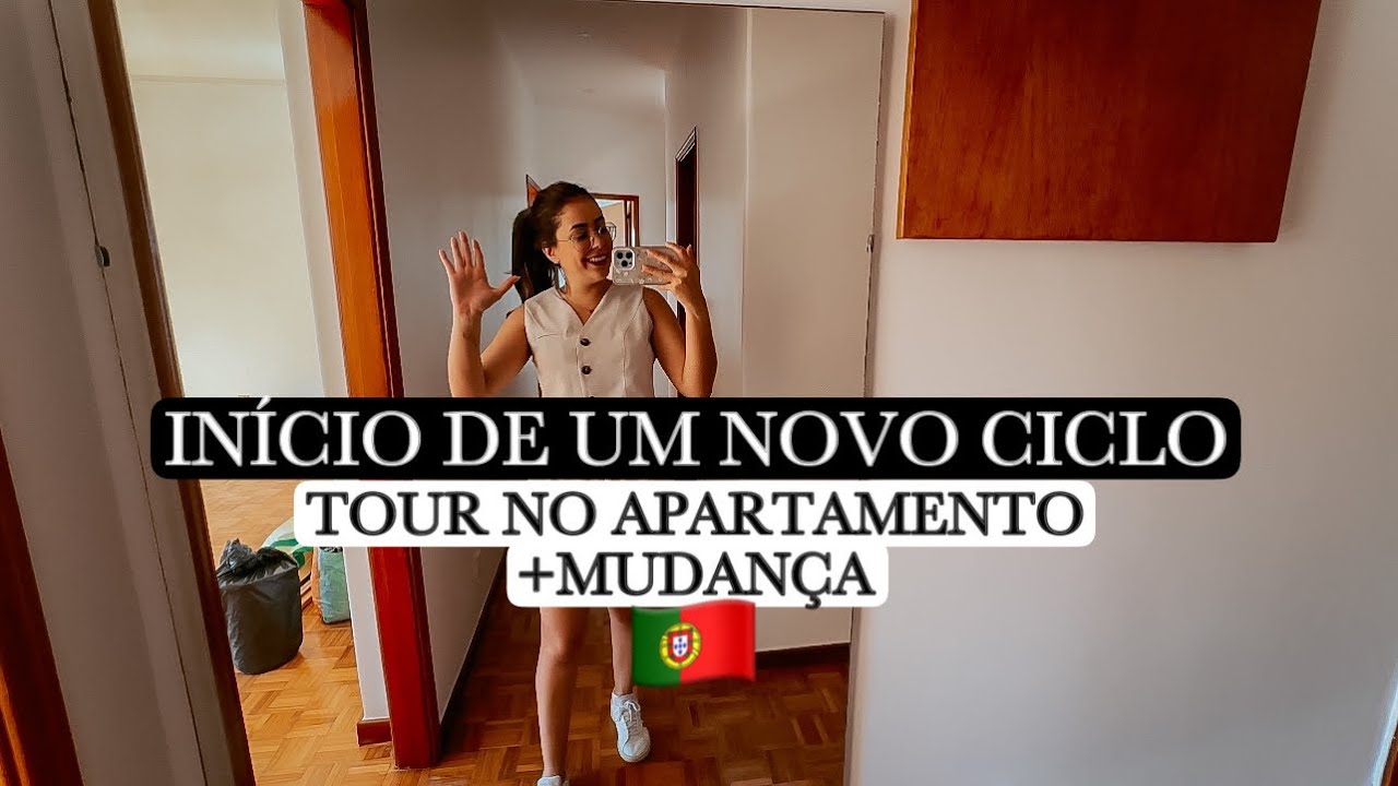 TOUR NO APARTAMENTO NOVO DELES EM PORTUGAL (VLOG MUDANÇA)