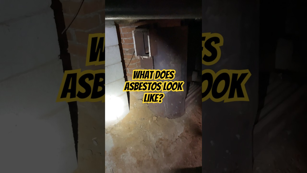 Loose Asbestos Found In Home. Do Not Touch! #asbestos #homesafety #oldhomes