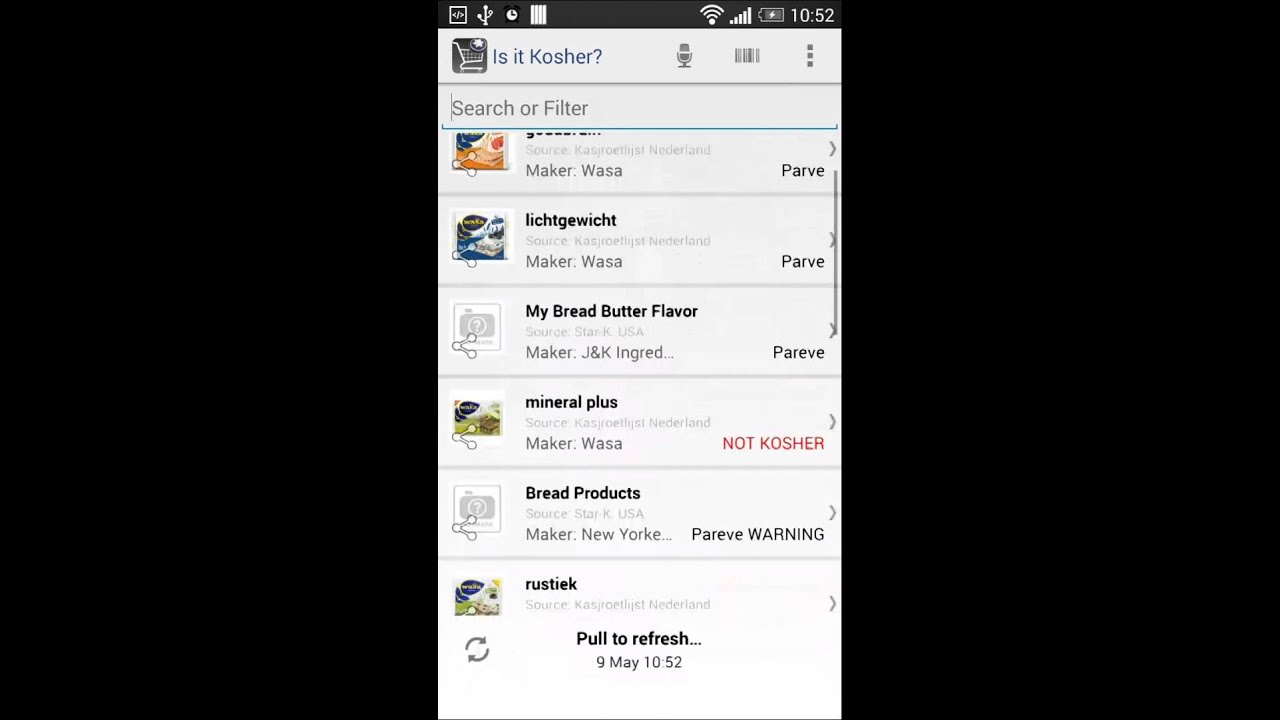Is it kosher? Android app