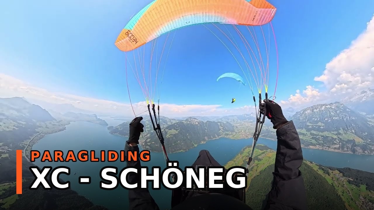 XC Paragliding from Engelberg to Goldau