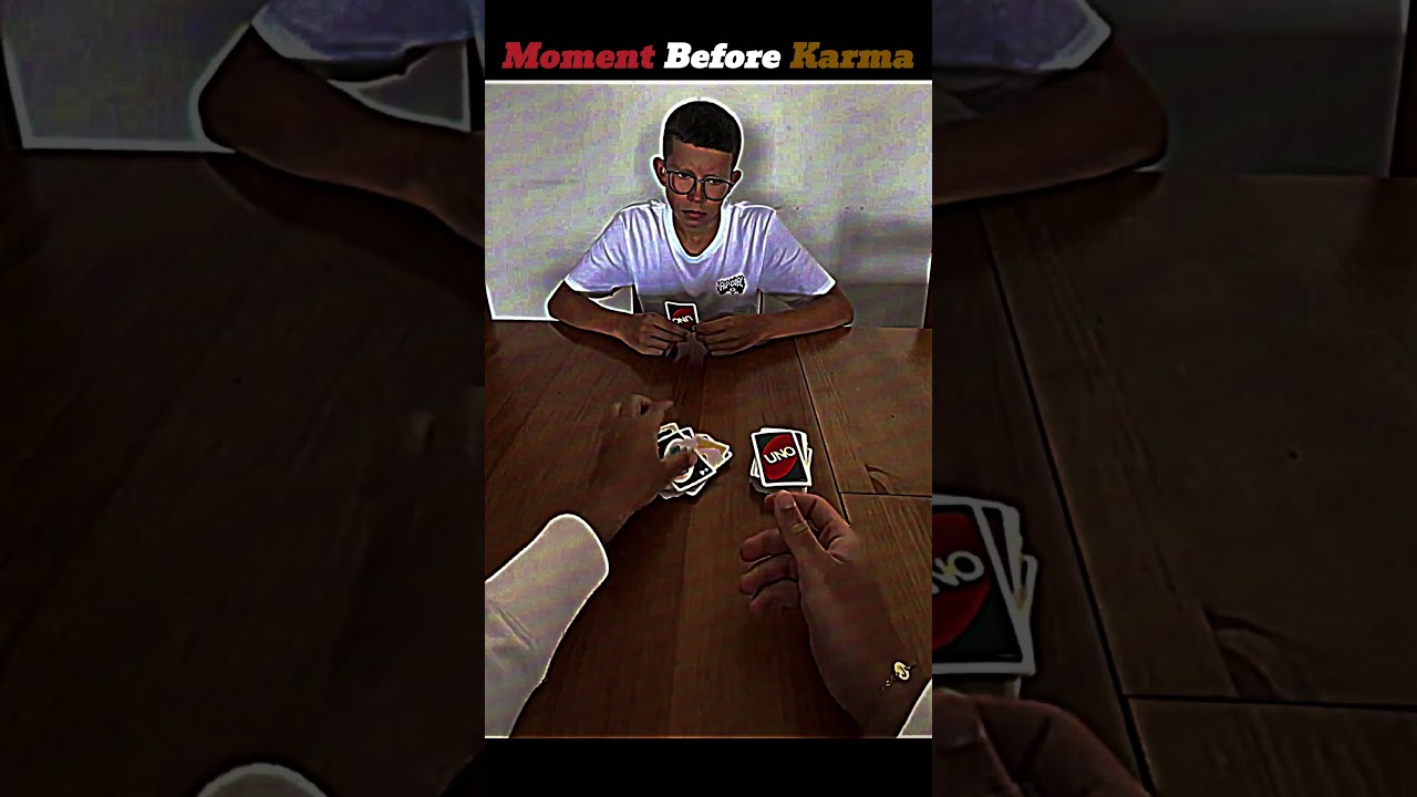 Uno Karma 🥶💀Moment Before Karma #trollface #aura