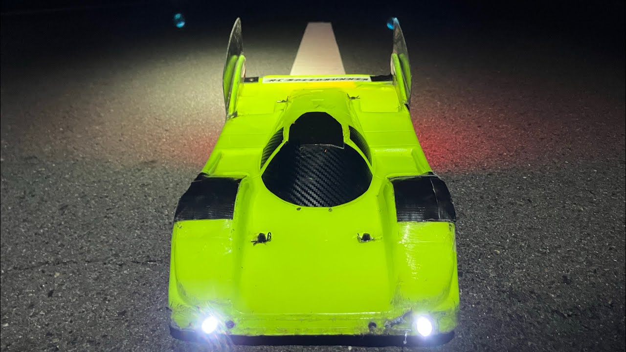 134 MPH Wltoys 124019 1/12 Speed Run on 3s