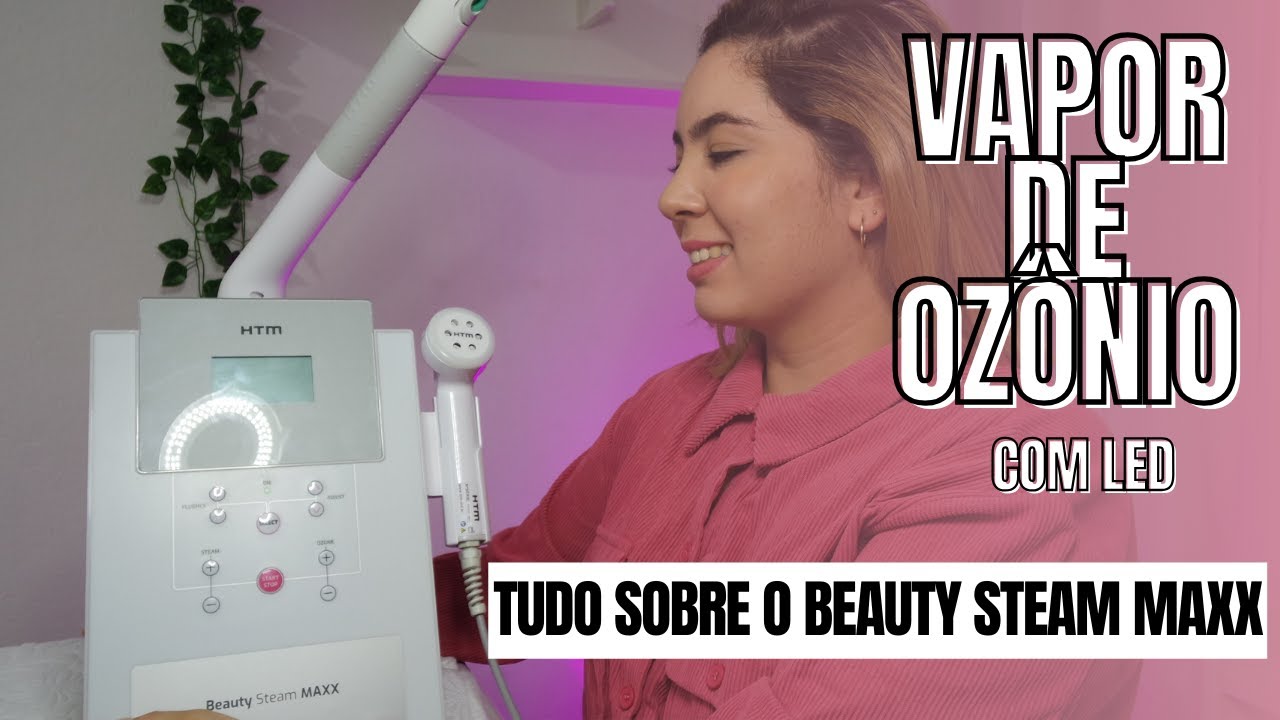 Tudo sobre o vapor de oz&ocirc;nio com led da HTM (Beauty Steam Maxx)
