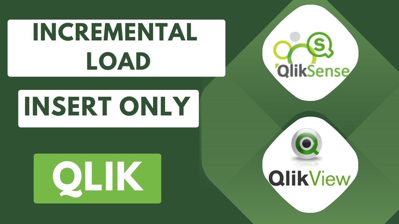 Инкрементная загрузка — только вставка (без обновления или удаления) #qlik #qlikview #qliksense