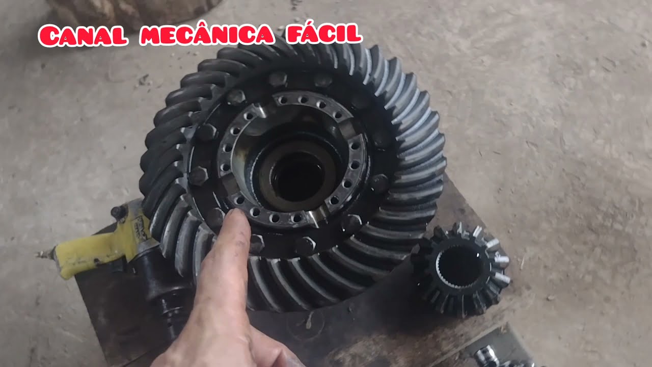 Montagem completa do diferencial cargo 2628 eixo mérito MR145