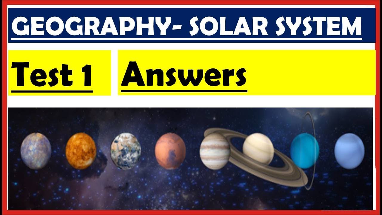 Test 1- Answers of Questions on Solar System for NDA, UPSC, SSC, PSC, CDS || Mayur Dhokchaule