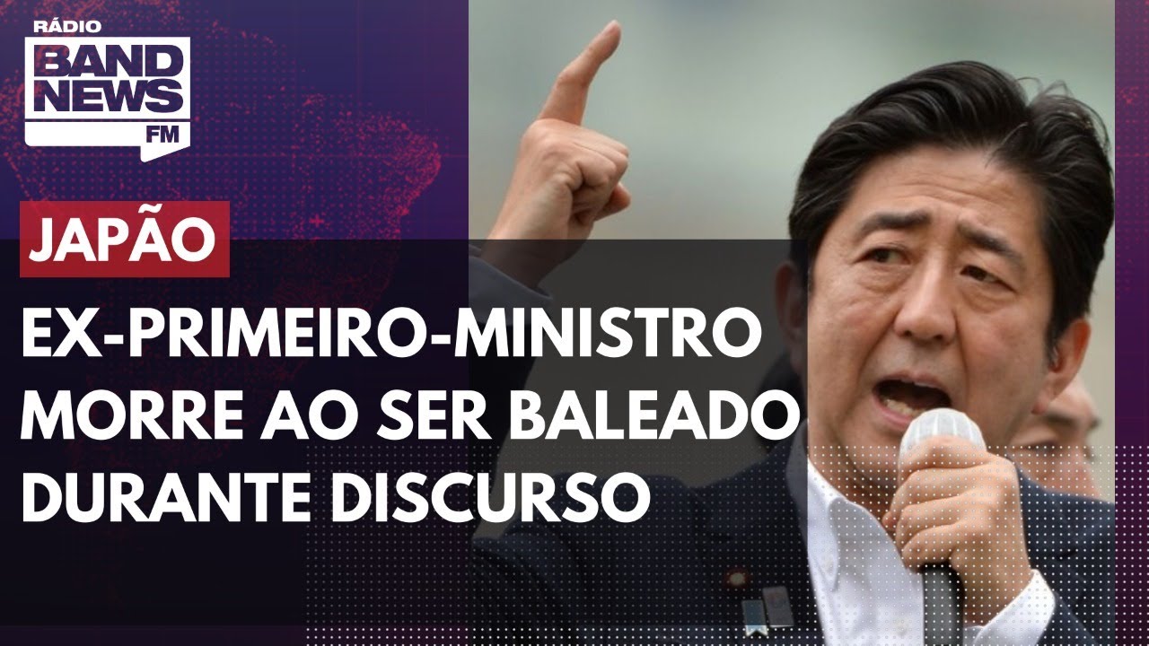 Ex-primeiro-ministro do Jap&atilde;o morre ao ser baleado durante discurso