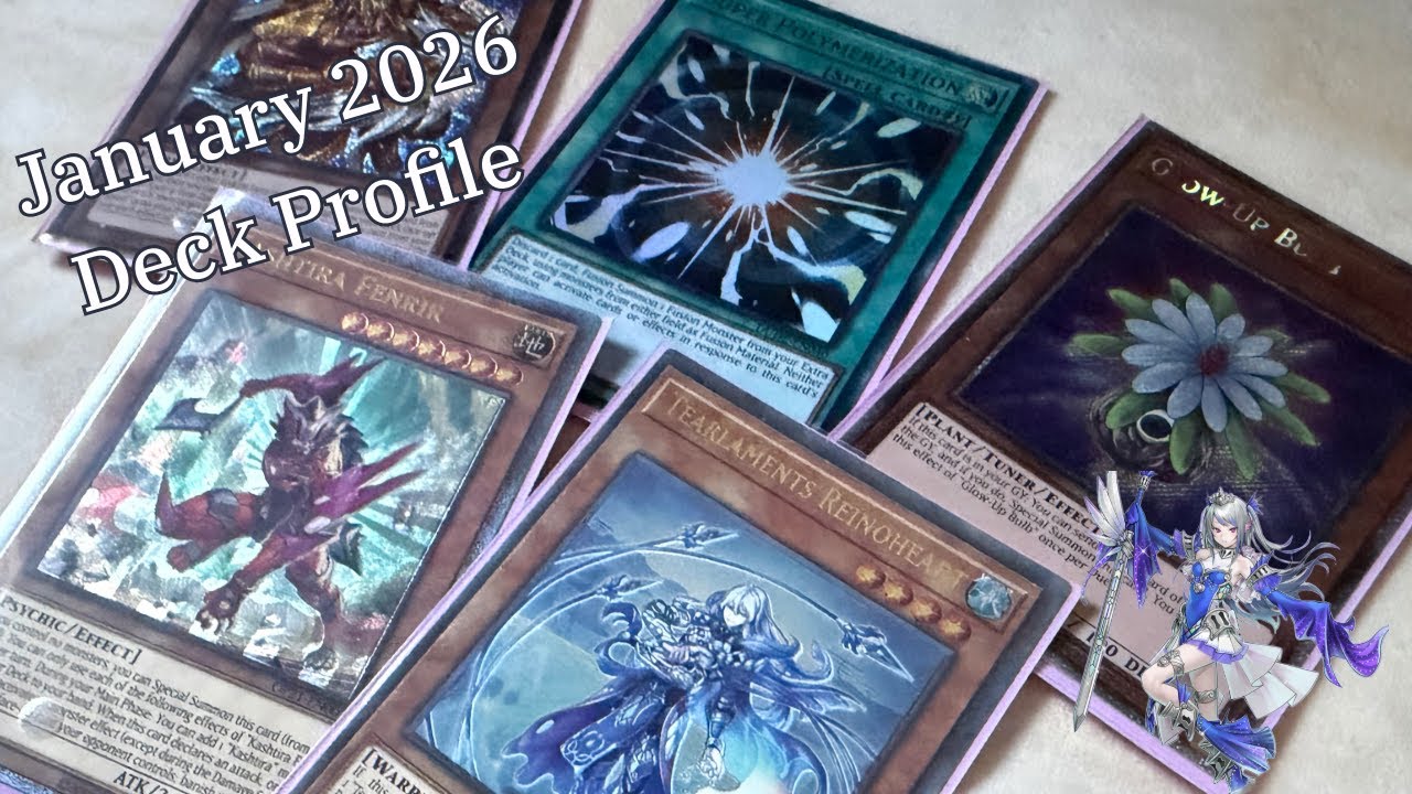 Январь 2026 г. Слезы Yu-Gi-Oh! Профиль колоды TCG