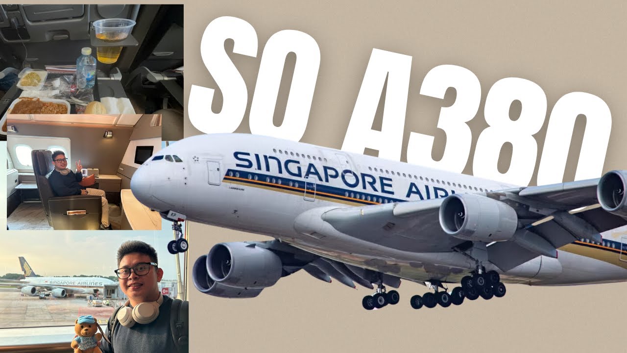 SINGAPORE AIRLINES A380 (SQ232) Sydney to Singapore