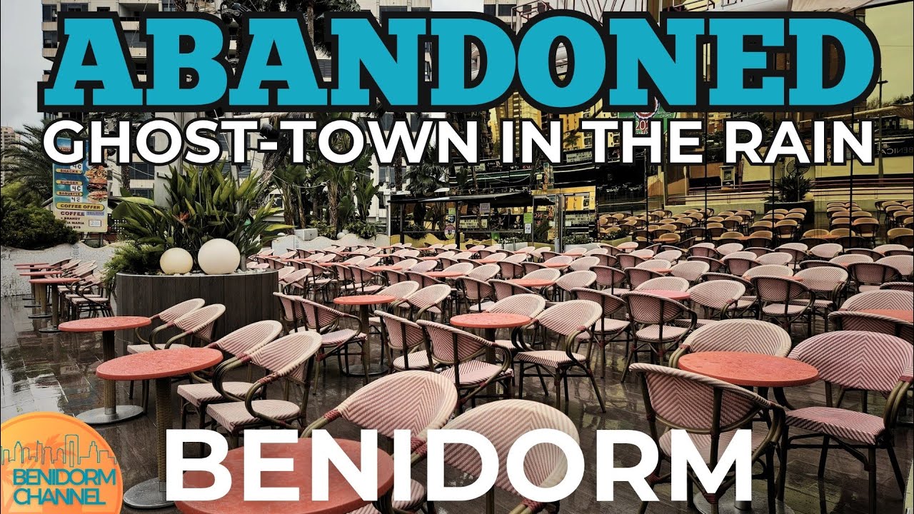 BENIDORM - Rainstorm Turns This Vibrant City Silent