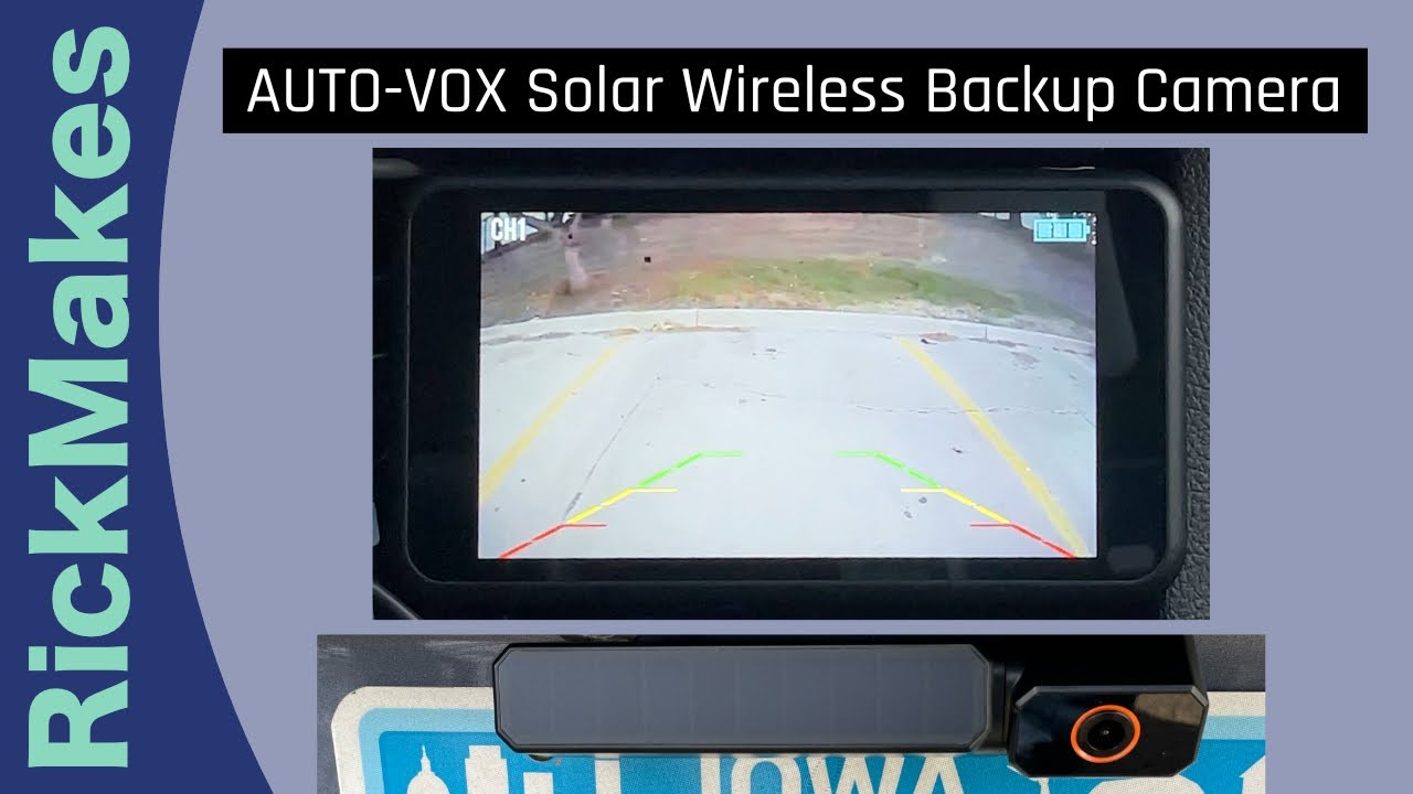 AUTO-VOX Solar Wireless Backup Camera
