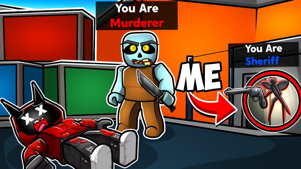 Using a TINY MOSQUITO Avatar to TROLL My Friends In Roblox Murder Mystery 2