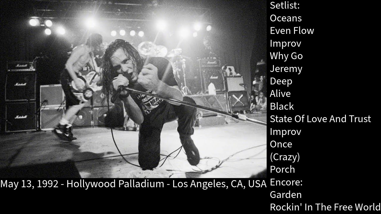 Pearl Jam Live 05-13-1992 - Hollywood Palladium - Los Angeles, CA, USA