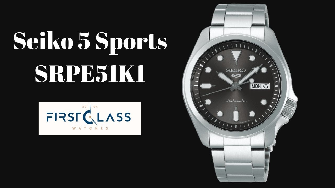 Seiko 5 Sports SRPE51K1watch review!!