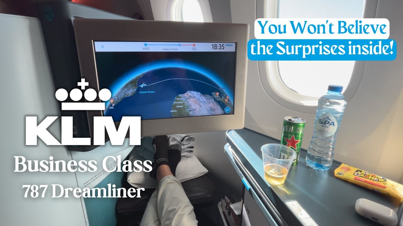 Ultimate KLM World Business Class Experience | Boeing 787 Dreamliner Review