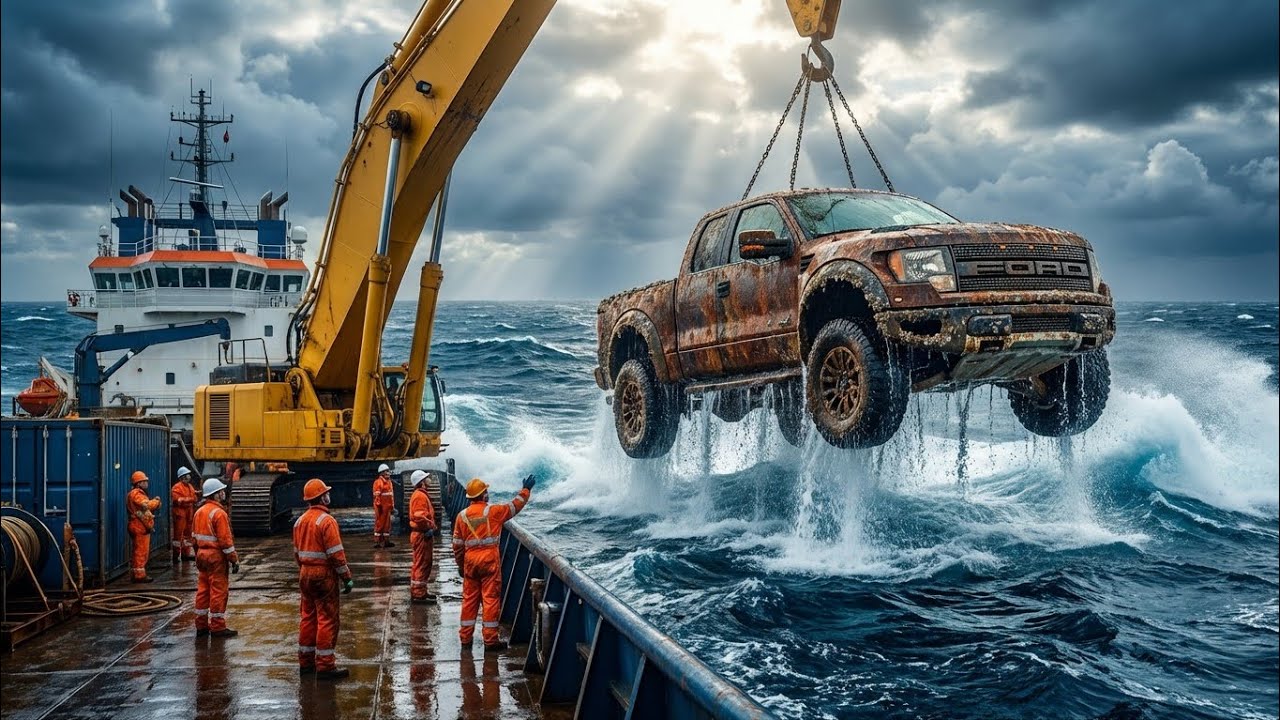 Abandoned Ford Raptor Pulled From Ocean – Full Restoration #subscribe #now #shorts