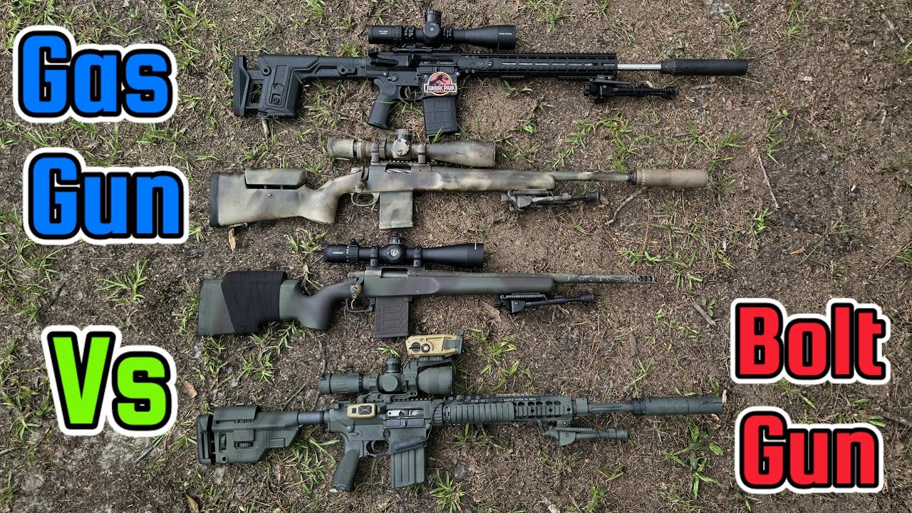 Precision Gas Gun vs Bolt Gun Shootout.