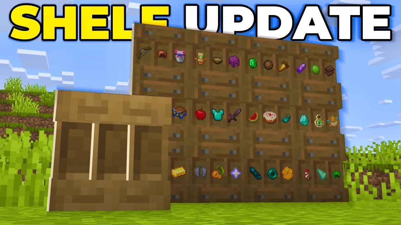 Shelves Will Change EVERYTHING in Minecraft!.. + shelf build ideas