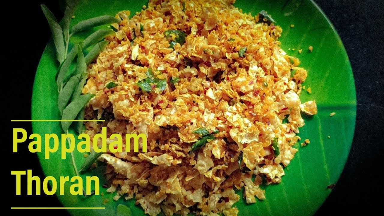 പപ്പടം കൊണ്ടൊരു നല്ല recipe | Deilcious, simple recipes | Pappadam Thoran | Ep:no.5