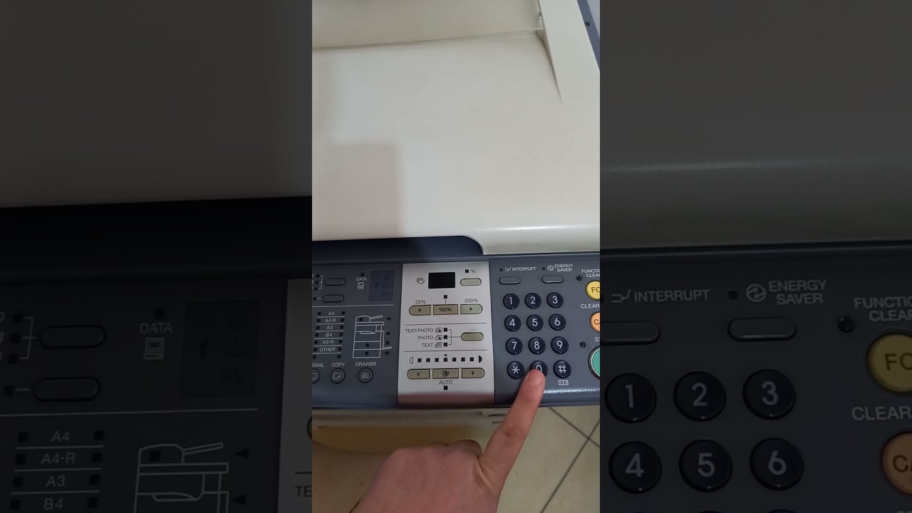 How to reset Toshiba e-studio 166! #shorts