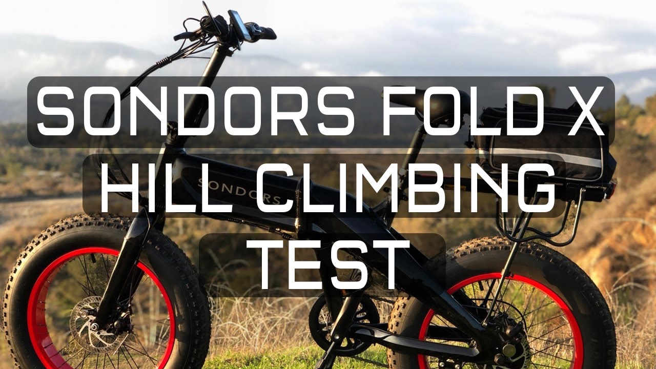 Sondors Fold X Hill Climbing Test