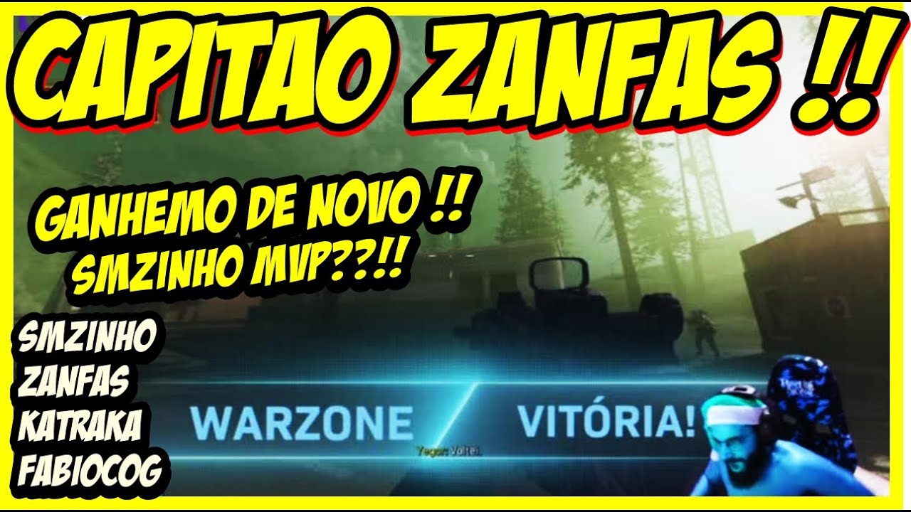 Smzinho Katraka Zanfas e Fabiocog CAPITAO ZANFAS !! GANHEMO DE NOVO