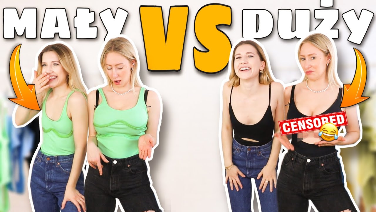 MAŁY VS DUŻY BIUST - mierzymy body z Ashplumplum