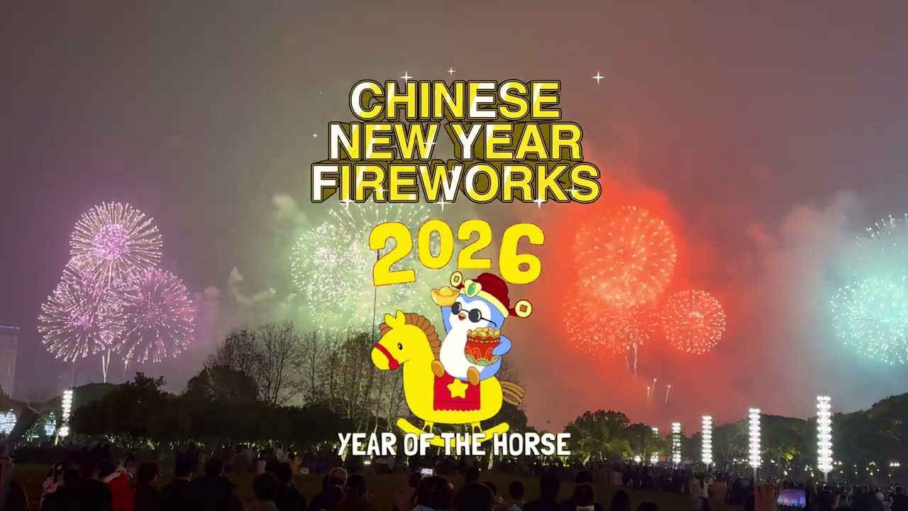 Chinese New Year 2026 Firworms | Nanchang @WanderingSoul2020 #shortsfeed #chinesenewyear #fireworks 